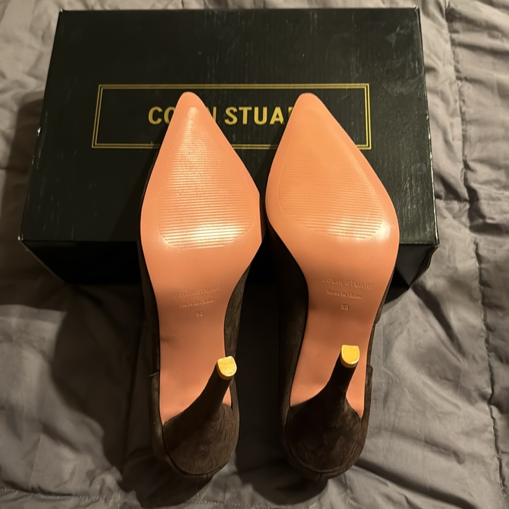 NWT Colin Stuart Brown Pumps - Picture 3 of 5